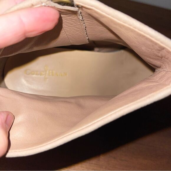Cole Haan NikeAir Tan Suede Boots Booties Sz 10 - Picture 4 of 6